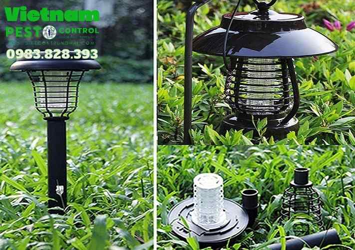 Cách diệt muỗi ngoài vườn bằng đèn diệt muỗi
